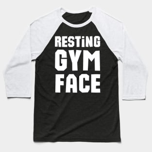 Resting Gym Face Baseball T-Shirt